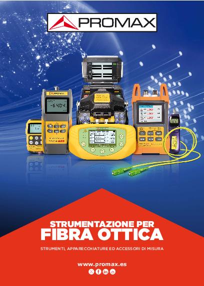 Catalogo di Strumentazione e apparecchiature per la misura della fibra ottica