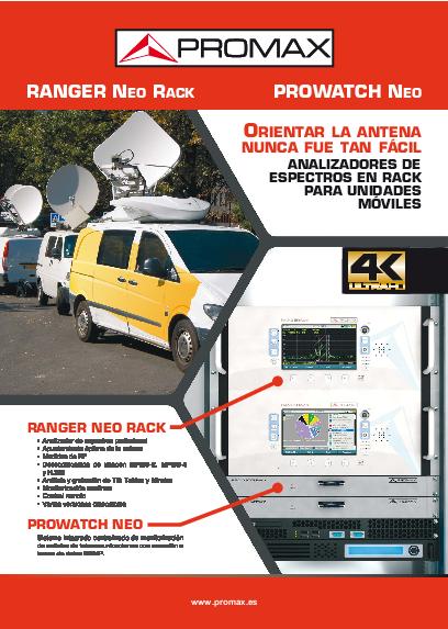 Catálogo de Analizadores de espectro en rack