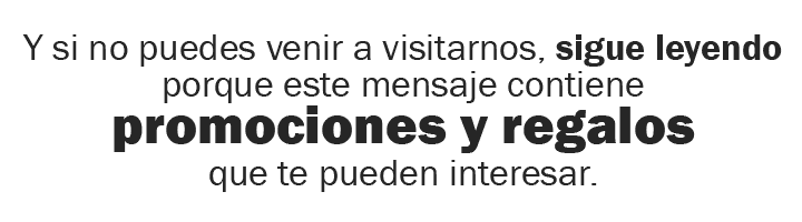 Y si no puedes venir a visitaros, sigue leyendo