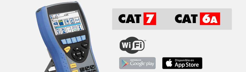 Certificadores CAT6a y CAT7