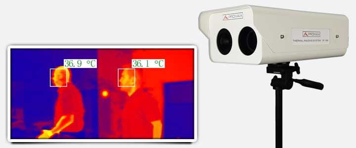 Cámaras termográficas fijas para control de accesos a recintos