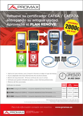 Certificadores de cableado