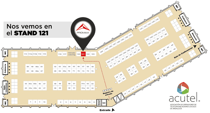 Nos vemos en el stand 121
