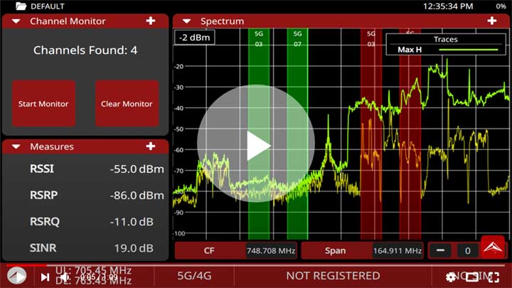 4G/5G cellular network measurements