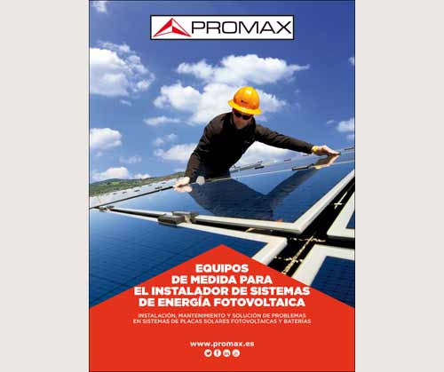 Equipos de medida para instaladores de sistemas fotovoltaicos