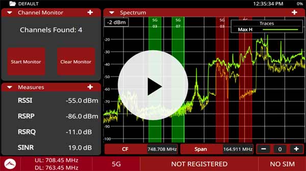 4G/5G cellular network measurements