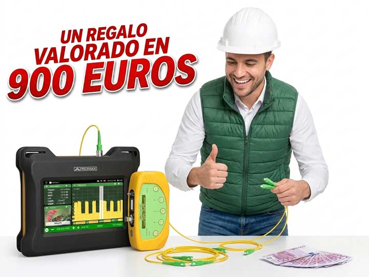 Agrega un medidor de fibra selectivo a tu TV EXPLORER NG. A coste cero.