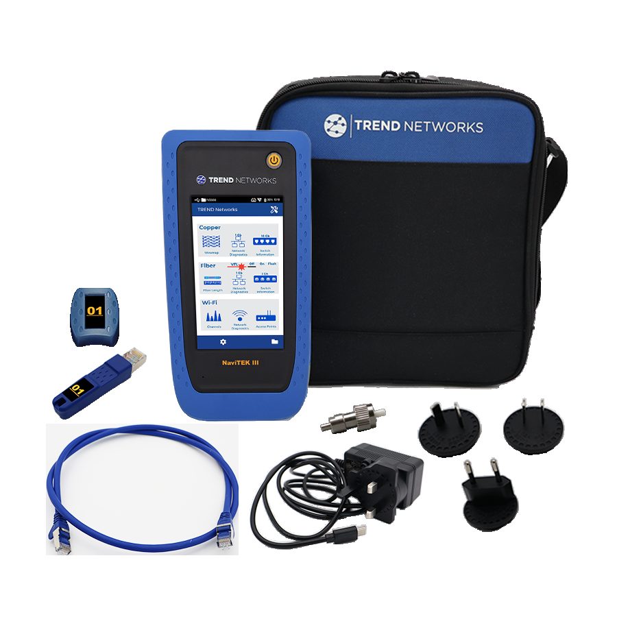 Contenido del kit R166004: NaviTEK III, funda blanda, remotos ID 1, latiguillo y cargador