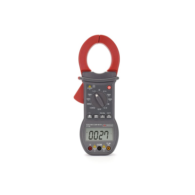 Comprar pinza amperimétrica AC/DC (600 V, 700 A) + tester