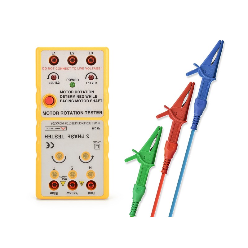 Comprar secuencímetro trifásico + indicador de rotación