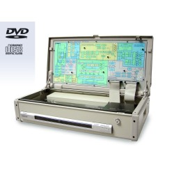 Banco de pruebas de reproductor de DVD y CD modelo ED-845C de PROMAX.