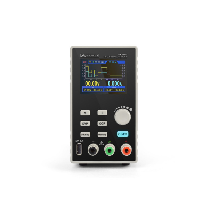 Fuente de alimentación programable de 60 V, 10 A