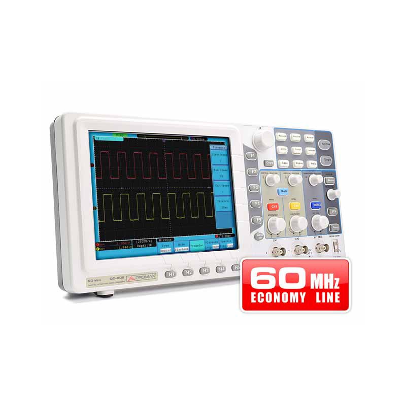 Osciloscopio digital de 60 MHz OD-606