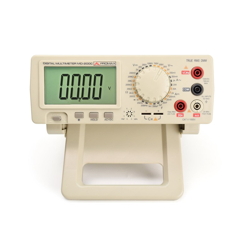 Comprar tester TRMS de banco (1000V, 20A) MD-200C